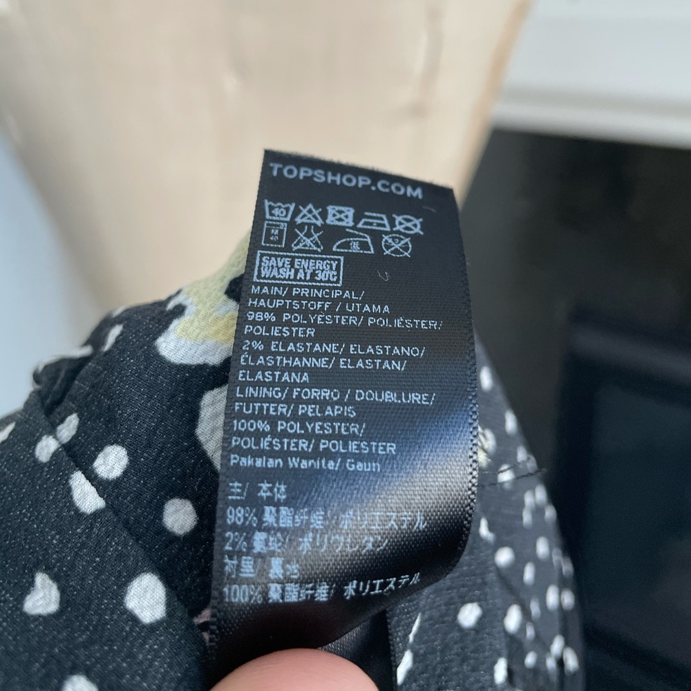 Topshop polka dot floral tea dress 10 - Picture 8 of 8